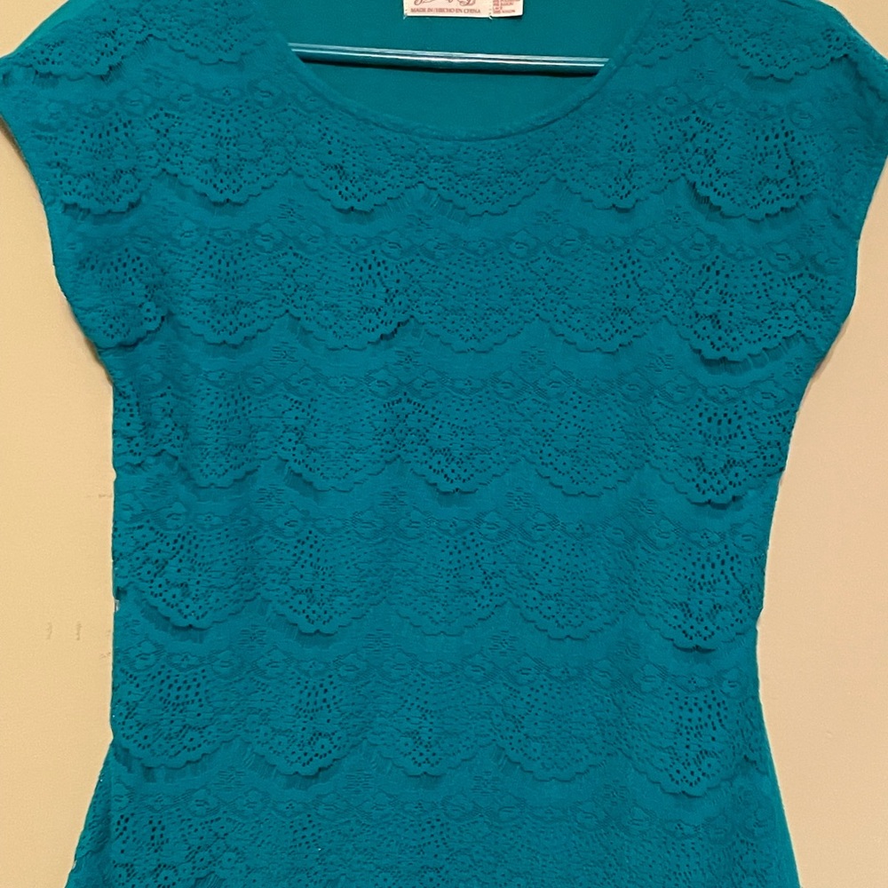 Faded Glory green medium top